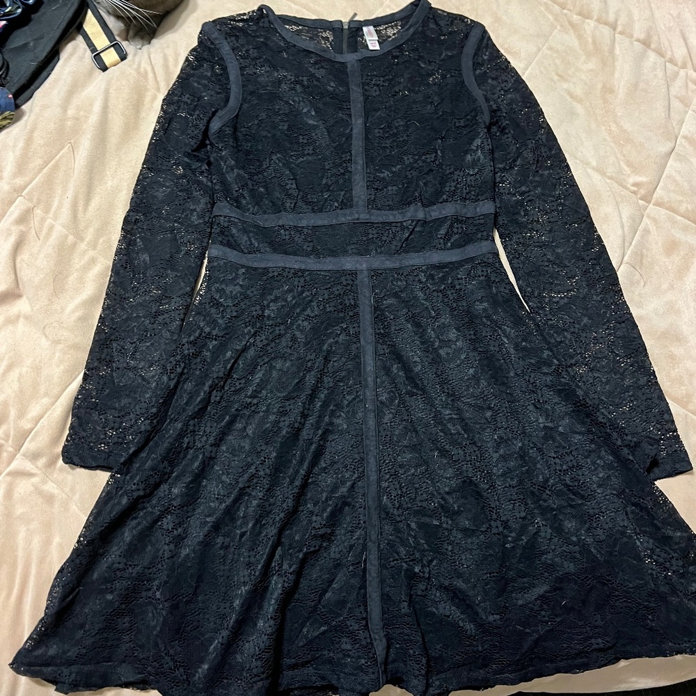 Long sleeve Black Dress